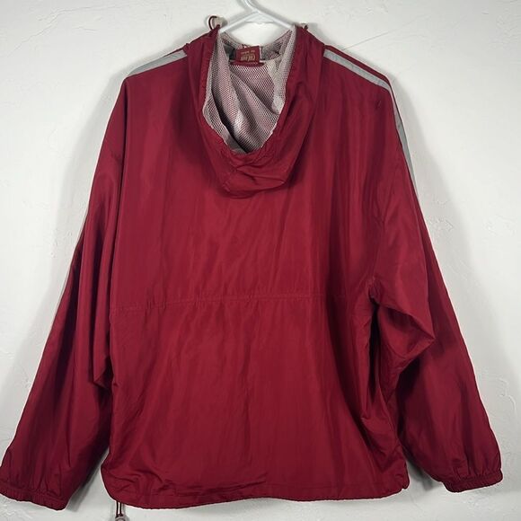 🔥🏈 Women’s OKLAHOMA SOONERS 1/2 Zip Mesh Lined Pullover Jacket - Sz L - GUC - Picture 10 of 13